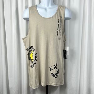 Brooklyn Cloth M Tan “Mental Vaca” Tank